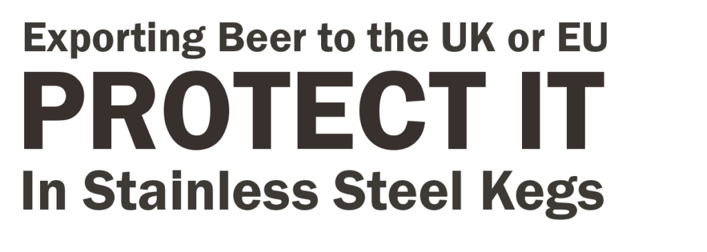 Export beer to the UK or EU with Keg Logistics